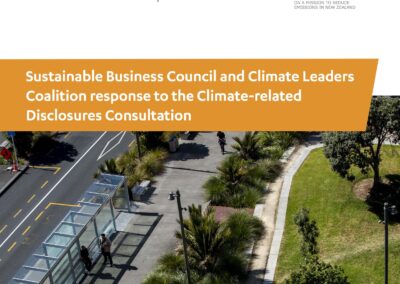 SBC and CLC consultation response to MBIE on Climate Related Disclosures